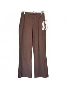 Women with Control QVC Brown Yoga Pants Flare Leggings Size Small